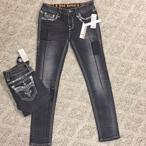 women's rock revival jeans clearance